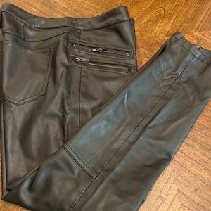 Ladies Free People Faux Leather Pants